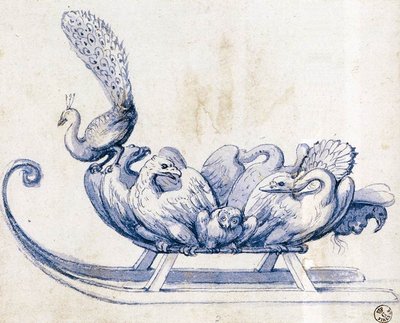 Sketch for a Sleigh by Giuseppe Arcimboldo